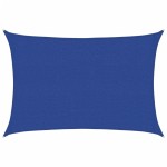 vidaXL Pânză parasolar, albastru, 2,5x3,5 m, HDPE, 160 g/m²