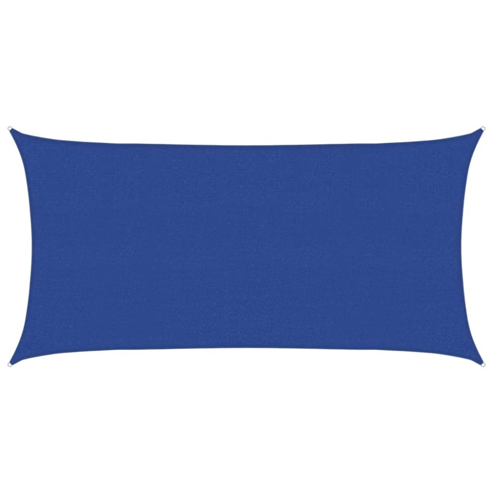 vidaXL Pânză parasolar, albastru, 2,5x4,5 m, HDPE, 160 g/m²