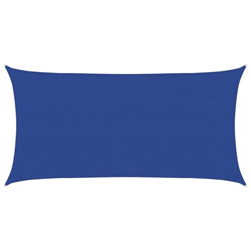 vidaXL Pânză parasolar, albastru dreptunghiular 2,5x5 m HDPE 160 g/m²