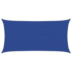 vidaXL Pânză parasolar, albastru dreptunghiular 2,5x5 m HDPE 160 g/m²