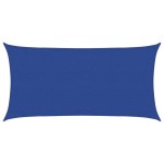 vidaXL Pânză parasolar, albastru dreptunghiular 3x6 m HDPE 160 g/m²