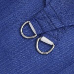 vidaXL Pânză parasolar, albastru dreptunghiular 3x6 m HDPE 160 g/m²