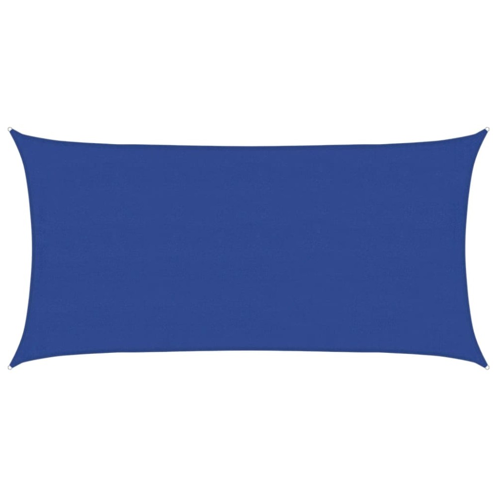 vidaXL Pânză parasolar, albastru dreptunghiular 4x7 m HDPE 160 g/m²