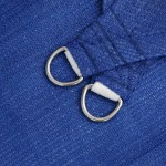 vidaXL Pânză parasolar, albastru 4x5x6,8 m HDPE 160 g/m² triunghiular