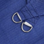 vidaXL Pânză parasolar, albastru, 3/4x2 m, HDPE, 160 g/m²