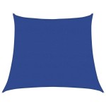 vidaXL Pânză parasolar, albastru, 4/5x4 m, HDPE, 160 g/m², trapez
