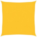 vidaXL Pânză parasolar, galben, 2,5x2,5 m, HDPE, 160 g/m² vidaXL Pânză parasolar, galben, 2,5x2,5 m, HDPE, 160 g/m²