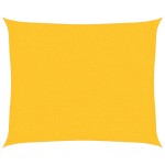 vidaXL Pânză parasolar, galben, 2,5 x 3 m, HDPE, 160 g/m²