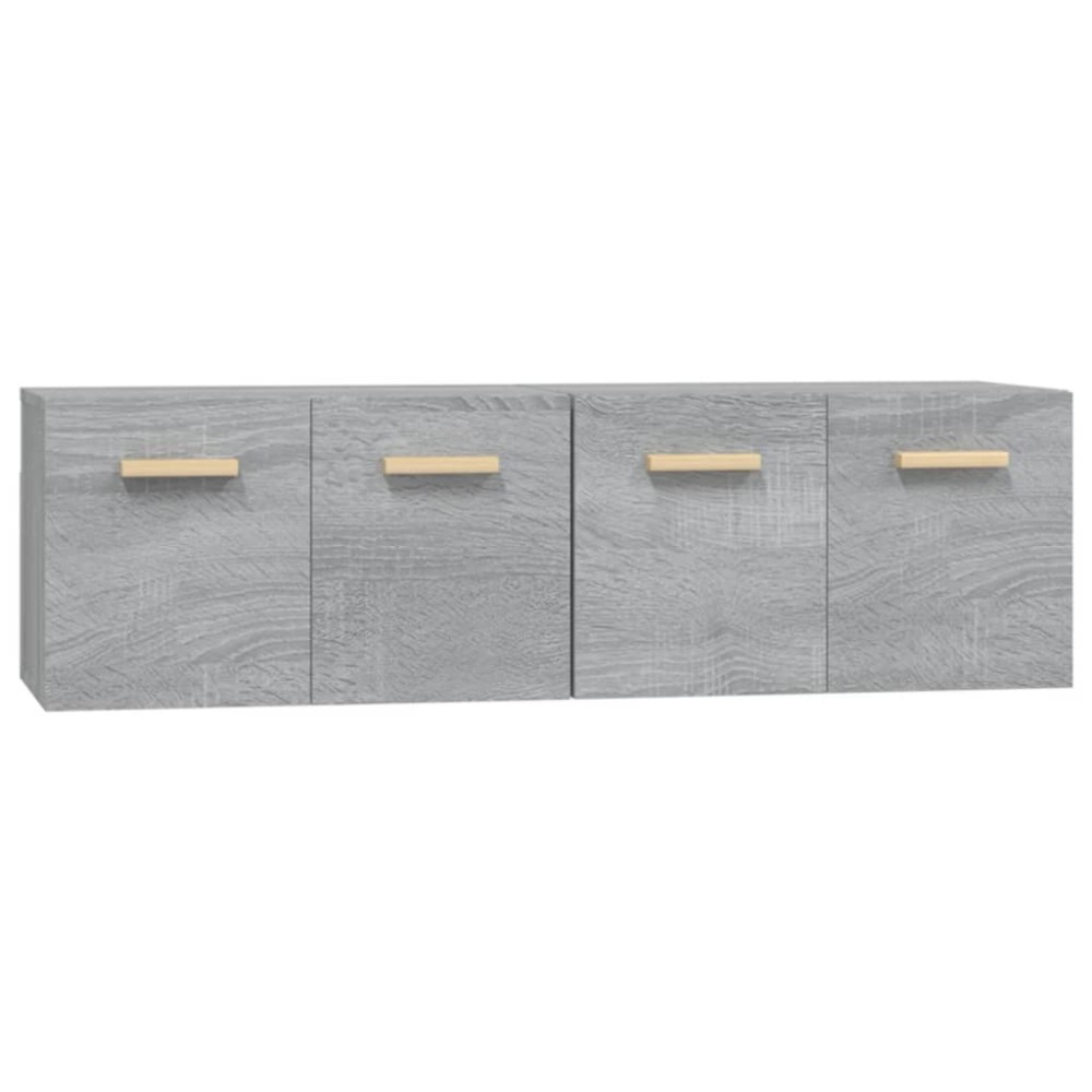 vidaXL Dulapuri TV de perete, 2 buc., gri sonoma, 60x36,5x35 cm, lemn