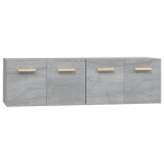 vidaXL Dulapuri TV de perete, 2 buc., gri sonoma, 60x36,5x35 cm, lemn
