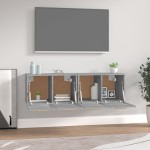vidaXL Dulapuri TV de perete, 2 buc., gri sonoma, 60x36,5x35 cm, lemn