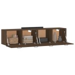 vidaXL Dulapuri TV de perete 2 buc. stejar maro 60x36,5x35 cm lemn vidaXL Dulapuri TV de perete 2 buc. stejar maro 60x36,5x35 cm lemn