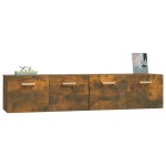 vidaXL Dulapuri de perete, 2 buc., stejar fumuriu, 80x35x36,5 cm, lemn vidaXL Dulapuri de perete, 2 buc., stejar fumuriu, 80x35x36,5 cm, lemn
