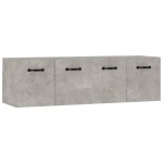 vidaXL Dulapuri de perete 2 buc. gri beton 80x35x36,5cm lemn prelucrat vidaXL Dulapuri de perete 2 buc. gri beton 80x35x36,5cm lemn prelucrat