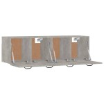 vidaXL Dulapuri de perete 2 buc. gri beton 80x35x36,5cm lemn prelucrat vidaXL Dulapuri de perete 2 buc. gri beton 80x35x36,5cm lemn prelucrat