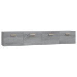 vidaXL Dulapuri perete 2 buc. gri sonoma 100x36,5x35cm lemn prelucrat