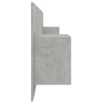 vidaXL Tăblie de pat cu dulapuri, gri beton, lemn prelucrat vidaXL Tăblie de pat cu dulapuri, gri beton, lemn prelucrat