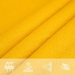 vidaXL Pânză parasolar, galben dreptunghiular 5x7 m, HDPE, 160 g/m²