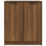 vidaXL Servante, 2 buc., stejar maro, 60x30x70 cm, lemn prelucrat