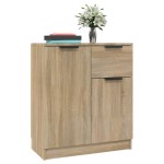 vidaXL Servante, 2 piese, stejar sonoma, 60x30x70 cm, lemn prelucrat vidaXL Servante, 2 piese, stejar sonoma, 60x30x70 cm, lemn prelucrat