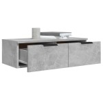 vidaXL Dulapuri perete, 2 buc., gri beton, 68x30x20 cm, lemn prelucrat