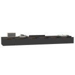 vidaXL Dulapuri de perete, 2 buc., negru, 102x30x20 cm, lemn prelucrat