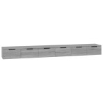 vidaXL Dulapuri perete, 2 buc., sonoma, 102x30x20 cm, lemn prelucrat