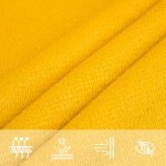 vidaXL Pânză parasolar, galben, triunghiular, 4x5x5 m, HDPE, 160 g/m²