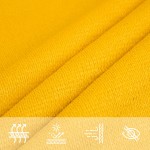 vidaXL Pânză parasolar, galben, triunghiular, 5x6x6 m, HDPE, 160 g/m²
