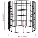 vidaXL Compostor de grădină, Ø50x50 cm, oțel galvanizat vidaXL Compostor de grădină, Ø50x50 cm, oțel galvanizat