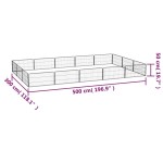 vidaXL Țarc câini 16 panouri negru 100x50 cm oțel vopsit electrostatic vidaXL Țarc câini 16 panouri negru 100x50 cm oțel vopsit electrostatic