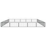 vidaXL Țarc câini 24 panouri negru 100x50 cm oțel vopsit electrostatic vidaXL Țarc câini 24 panouri negru 100x50 cm oțel vopsit electrostatic