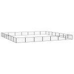 vidaXL Țarc câini 28 panouri negru 100x50 cm oțel vopsit electrostatic vidaXL Țarc câini 28 panouri negru 100x50 cm oțel vopsit electrostatic
