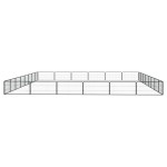 vidaXL Țarc câini 28 panouri negru 100x50 cm oțel vopsit electrostatic vidaXL Țarc câini 28 panouri negru 100x50 cm oțel vopsit electrostatic