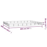 vidaXL Țarc câini 28 panouri negru 100x50 cm oțel vopsit electrostatic vidaXL Țarc câini 28 panouri negru 100x50 cm oțel vopsit electrostatic