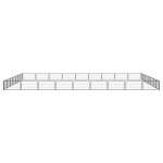 vidaXL Țarc câini 32 panouri negru 100x50 cm oțel vopsit electrostatic vidaXL Țarc câini 32 panouri negru 100x50 cm oțel vopsit electrostatic