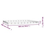 vidaXL Țarc câini 32 panouri negru 100x50 cm oțel vopsit electrostatic vidaXL Țarc câini 32 panouri negru 100x50 cm oțel vopsit electrostatic