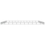 vidaXL Țarc câini 40 panouri negru 100x50 cm oțel vopsit electrostatic