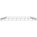 vidaXL Țarc câini 40 panouri negru 100x50 cm oțel vopsit electrostatic