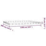 vidaXL Țarc câini 40 panouri negru 100x50 cm oțel vopsit electrostatic