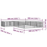 vidaXL Țarc câini 12 panouri negru 100x50 cm oțel vopsit electrostatic vidaXL Țarc câini 12 panouri negru 100x50 cm oțel vopsit electrostatic