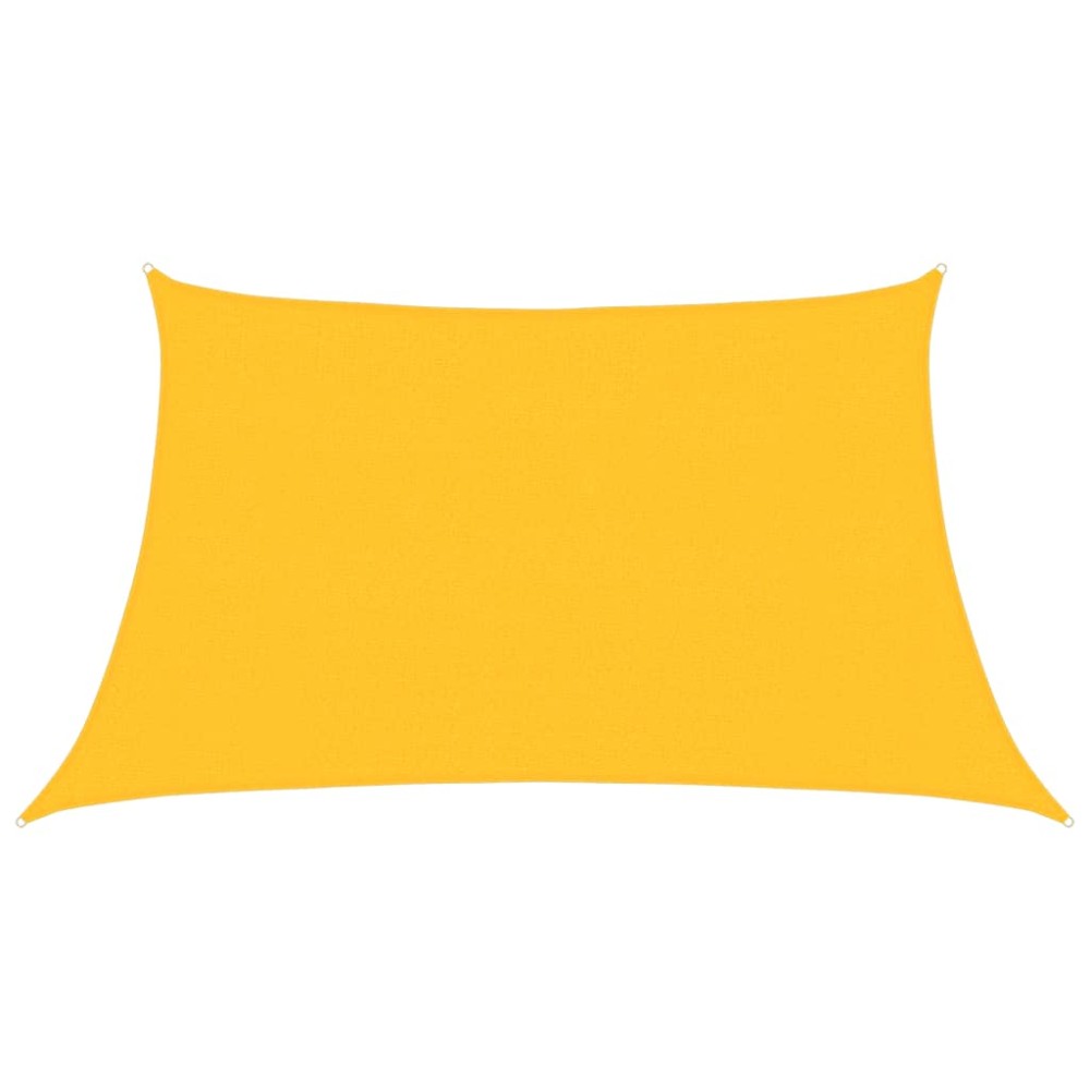 vidaXL Pânză parasolar, galben, 3/4x2 m, HDPE, 160 g/m²