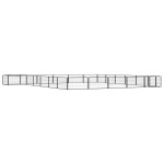 vidaXL Țarc câini 24 panouri negru 100x50 cm oțel vopsit electrostatic vidaXL Țarc câini 24 panouri negru 100x50 cm oțel vopsit electrostatic