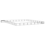 vidaXL Țarc câini 36 panouri negru 100x50 cm oțel vopsit electrostatic vidaXL Țarc câini 36 panouri negru 100x50 cm oțel vopsit electrostatic