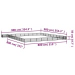 vidaXL Țarc câini 36 panouri negru 100x50 cm oțel vopsit electrostatic vidaXL Țarc câini 36 panouri negru 100x50 cm oțel vopsit electrostatic