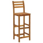vidaXL Taburete de bar, 6 buc., lemn masiv de acacia vidaXL Taburete de bar, 6 buc., lemn masiv de acacia