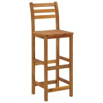 vidaXL Taburete de bar, 8 buc., lemn masiv de acacia vidaXL Taburete de bar, 8 buc., lemn masiv de acacia