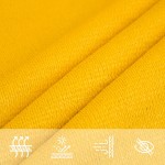 vidaXL Pânză parasolar, galben, 4/5x4 m, HDPE, 160 g/m², trapez