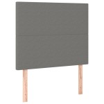 vidaXL Tăblii de pat, 2 buc, gri închis, 90x5x78/88 cm, textil vidaXL Tăblii de pat, 2 buc, gri închis, 90x5x78/88 cm, textil