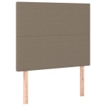 vidaXL Tăblii de pat, 2 buc, gri taupe, 90x5x78/88 cm, textil vidaXL Tăblii de pat, 2 buc, gri taupe, 90x5x78/88 cm, textil